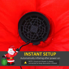 Load image into Gallery viewer, Inflatable Blow up Christmas Santa Claus 4ft LED Yard Holiday Decoration
