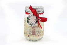 Load image into Gallery viewer, Christmas Traditional Home Candle Jar Gold &amp; Cream
