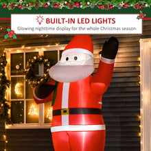 Load image into Gallery viewer, 8ft Christmas Inflatable Santa Holiday Deco LED Lights Indoor Outdoor

