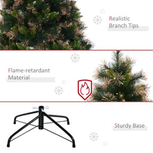 Load image into Gallery viewer, 1.5m 5ft Pre-Lit Christmas Tree Artificial Spruce Warm White LED Metal Stand
