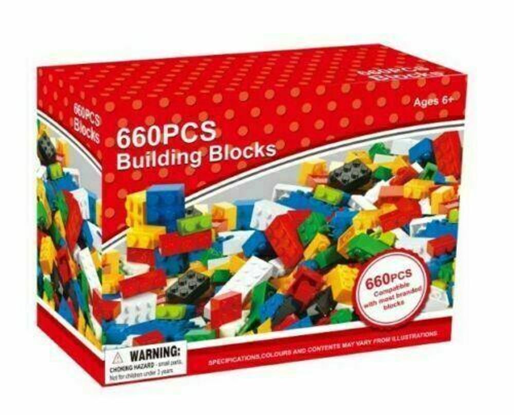 660pcs Building Blocks Bricks DIY Kids Toy Classic Creative Coloured Christmas Xmas Gift