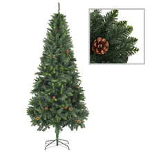 Load image into Gallery viewer, Artificial Christmas Tree with Pine Cones Green &amp; Green &amp; White 150 cm to 210 cm
