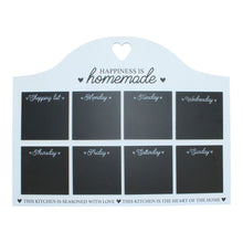 Load image into Gallery viewer, Heart Of The Home Weekly Blackboard Kitchen Planner
