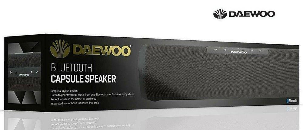 Daewoo AVS1164 10 W Bluetooth Capsule Speaker with 3.5 mm Audio Cable