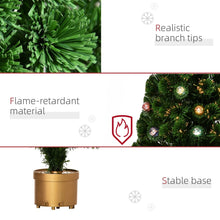 Load image into Gallery viewer, 3FT Prelit Artificial Christmas Tree Fiber Optic Xmas Indoor Golden Stand Green
