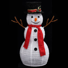 Load image into Gallery viewer, Decorative Christmas Snowman Figure with LED Luxury Fabric 90cm to 180 cm
