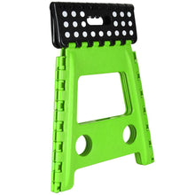 Load image into Gallery viewer, Large Folding Step Stool GREEN/BLACK sm-06373 AS-76314
