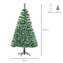 Load image into Gallery viewer, 5ft Indoor Christmas Tree Artificial Deco Xmas Gift Metal Stand 416 Tips
