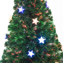 Load image into Gallery viewer, 5FT Prelit Artificial Christmas Tree Fibre Optic Star LED Light Xmas Deco Green
