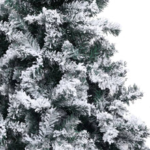 Load image into Gallery viewer, Artificial Christmas Tree with Flocked Snow Green 150 cm to 240 cmPVC
