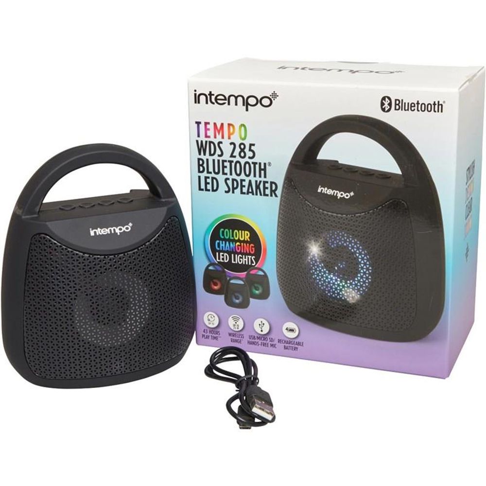 Intempo Tempo WDS285 Bluetooth LED Speaker