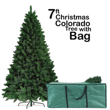 Load image into Gallery viewer, 7FT GREEN ARTIFICIAL Christmas Colorado Tree 210CM with Green Bag
