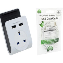 Load image into Gallery viewer, Power Adaptor 2 x USB Charger outlet (2.4A)
