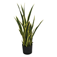 Load image into Gallery viewer, Artificial Sansweieria Plant, 32 leaves, 100cm
