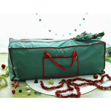 Load image into Gallery viewer, Christmas Xmas Tree Decoration Lights Zip Up Sack Fabric Storage Bag Green 125 x 30 x 50 cm
