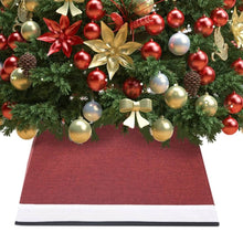 Load image into Gallery viewer, Christmas Tree Skirt Red and Black 48x48x25 cm
