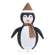 Load image into Gallery viewer, Decorative Christmas Snow Penguin Figure LED Luxury Fabric 90cm to 120cm
