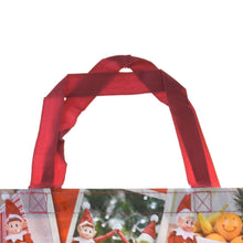 Load image into Gallery viewer, Christmas Helper Elf Behavin Badly Woven Reusable Shopping Tote Bag 4 Life
