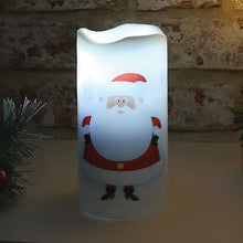 Load image into Gallery viewer, The Christmas Workshop Flameless Laser Light Candle 4 Festive Christmas Patterns
