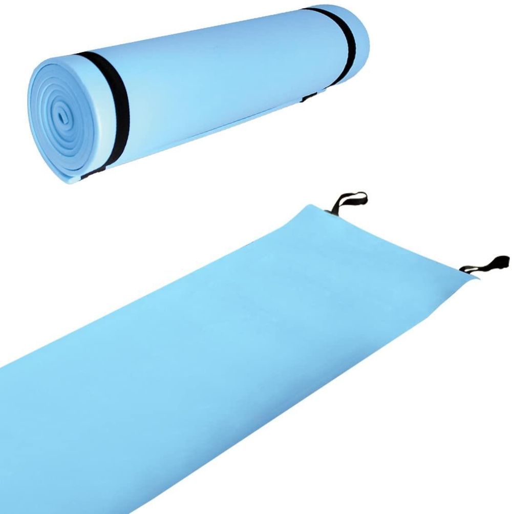 Camping Roll Up Mat Non Slip Foam Yoga Outdoors Gym Workout Excersice Fitness
