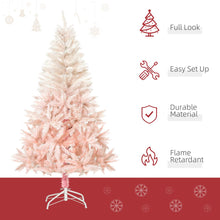 Load image into Gallery viewer, 5FT Pink Artificial Christmas Tree Metal Stand Fully Pretty Home Office Joy
