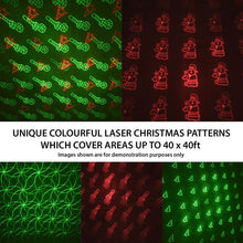 Load image into Gallery viewer, Christmas Starlight Multicoloured Laser Light - 8 Xmas Patterns
