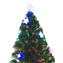 Load image into Gallery viewer, 5FT Prelit Artificial Christmas Tree Fibre Optic Star LED Light Xmas Deco Green
