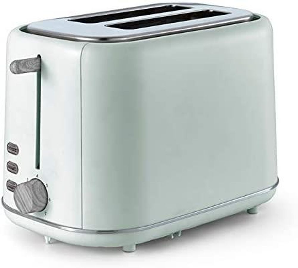 Tower Scandi 2 Slice Toaster Sage Green Kitchen Appliance