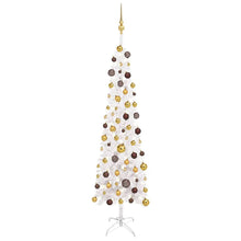 Load image into Gallery viewer, Slim Christmas Tree with LEDs &amp; Ball Set 120 cm to 240 cm
