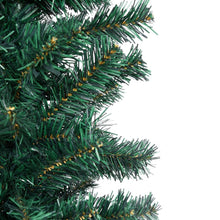 Load image into Gallery viewer, Slim Artificial Christmas Tree with Stand Green 150 cm PVC
