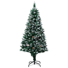 Load image into Gallery viewer, Artificial Christmas Tree with Pine Cones and White Snow 150 cm to 240 cm
