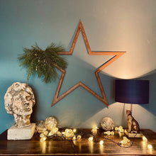 Load image into Gallery viewer, Large Rusty Star / Christmas Decorations / Vintage Style Decor
