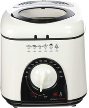 Load image into Gallery viewer, Kitchen Perfected 1.0Ltr Compact Deep Fryer - Ivory White
