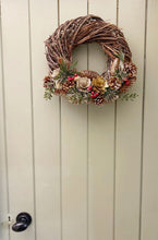Load image into Gallery viewer, Twisted Pine &amp; Berry Botanical Christmas Wreath 35cm

