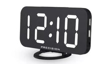Load image into Gallery viewer, Precision Digital Alarm Clock with 2 USB Port Phone Charging AP0011
