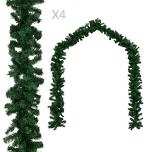 Load image into Gallery viewer, Christmas Garlands 4 pcs Green or White 270 cm PVC
