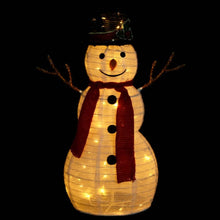 Load image into Gallery viewer, Decorative Christmas Snowman Figure with LED Luxury Fabric 90cm to 180 cm
