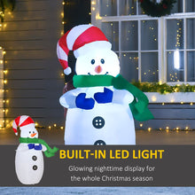 Load image into Gallery viewer, 4ft Inflatable Standing Christmas Deco Large Waterproof Snowman LED Inflator
