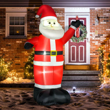 Load image into Gallery viewer, 8ft Inflatable Christmas Santa Claus Xmas Deco with LED Air Blown Yard Outdoor
