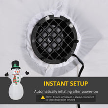 Load image into Gallery viewer, 6.5ft Inflatable Snowman LED Christmas Xmas Air Blown  Outdoor Garden Decor
