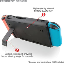 Load image into Gallery viewer, Nintendo Switch 5000mAh Rechargeable Extended Battery Charger Case
