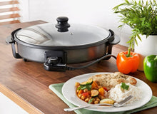 Load image into Gallery viewer, Quest 30cm Multi-Function Electric Cooker Pan with Lid, 1500 W- 35410
