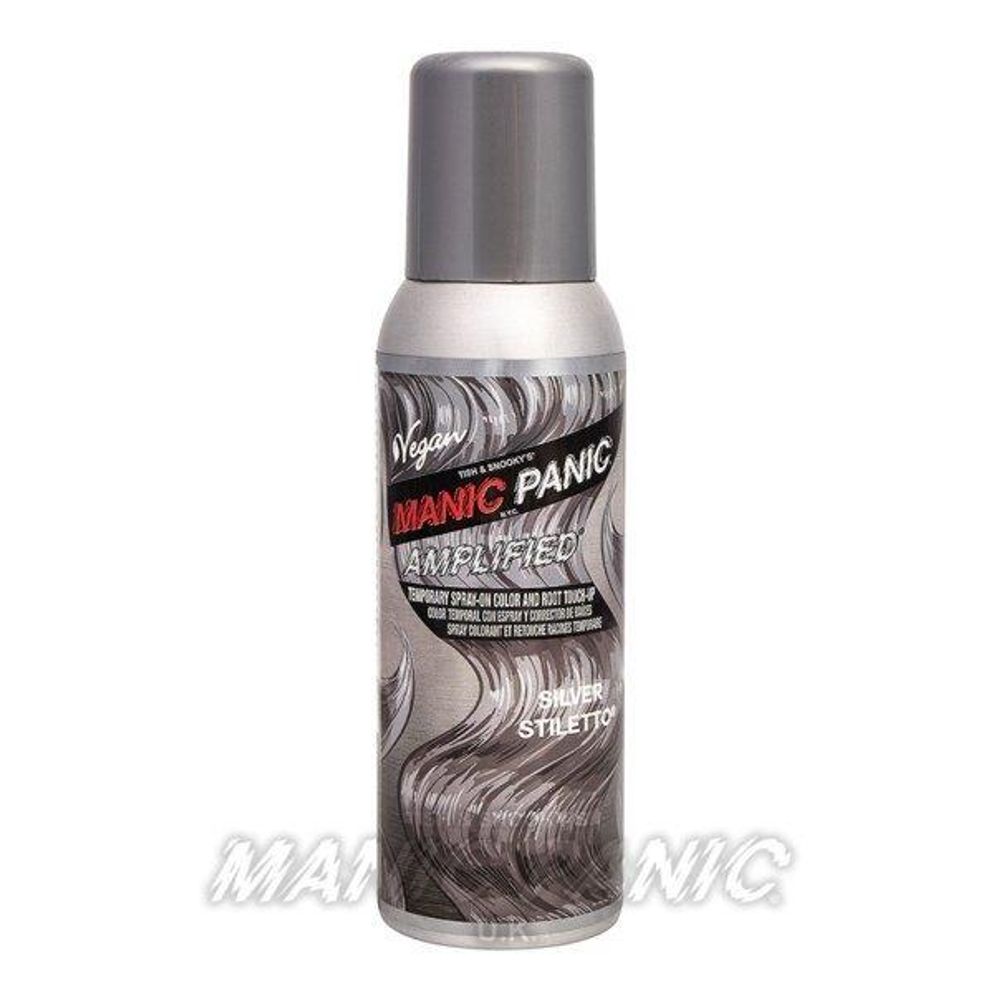 Manic Panic - Silver Stiletto Color Spray Uk Temporary Hair Colour 125Ml