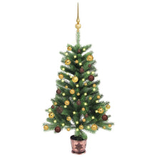 Load image into Gallery viewer, Artificial Christmas Tree with LEDs &amp; Ball Set 65 cm to 240 cm
