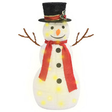Load image into Gallery viewer, Decorative Christmas Snowman Figure with LED Luxury Fabric 90cm to 180 cm
