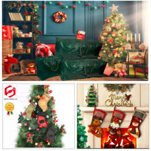 Load image into Gallery viewer, 3Pcs Large Heavy Duty XMAS CHRISTMAS TREE Home STORAGE BAG Zip Sack Holder Green
