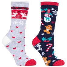 Load image into Gallery viewer, Heat Holders - Ladies Christmas Socks (Lite)
