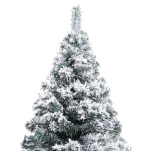 Load image into Gallery viewer, Artificial Christmas Tree with Flocked Snow Green 150 cm to 240 cmPVC

